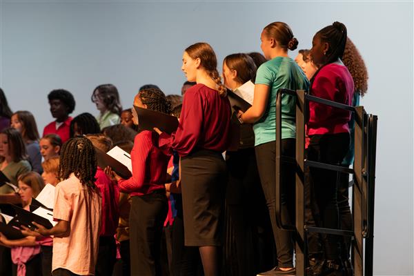 2023 All County Chorus Students Performing
